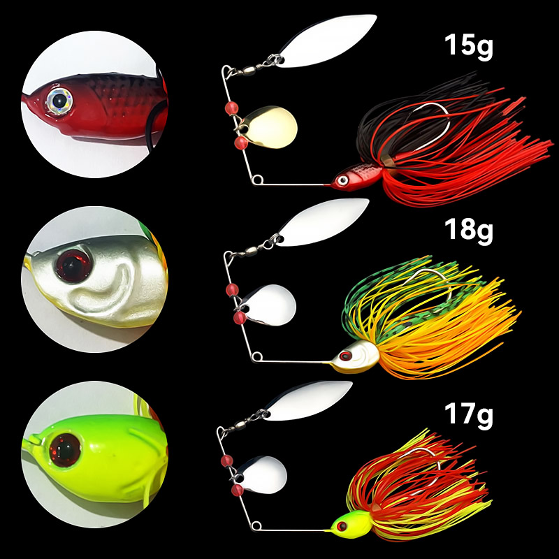 Bazuka 15g 18g Spinnerbait Bal - Fishing Lure Jerkbait incelemesi ve fiyatı