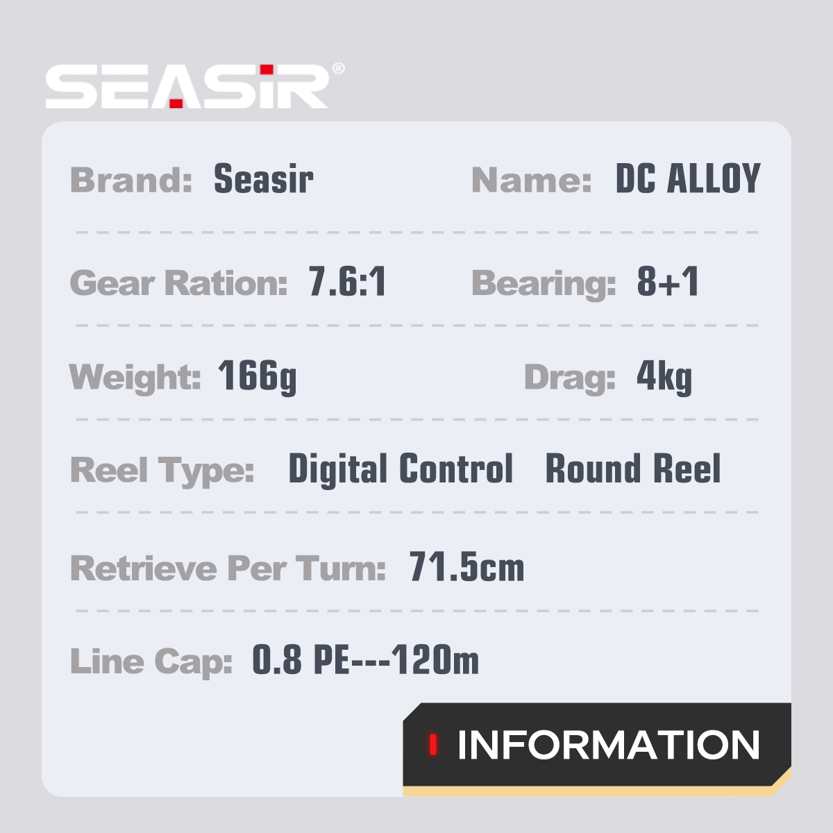 SEASIR DC Alaşımlı, Tamamı Met - Abu Garcia Reel Max incelemesi ve fiyatı