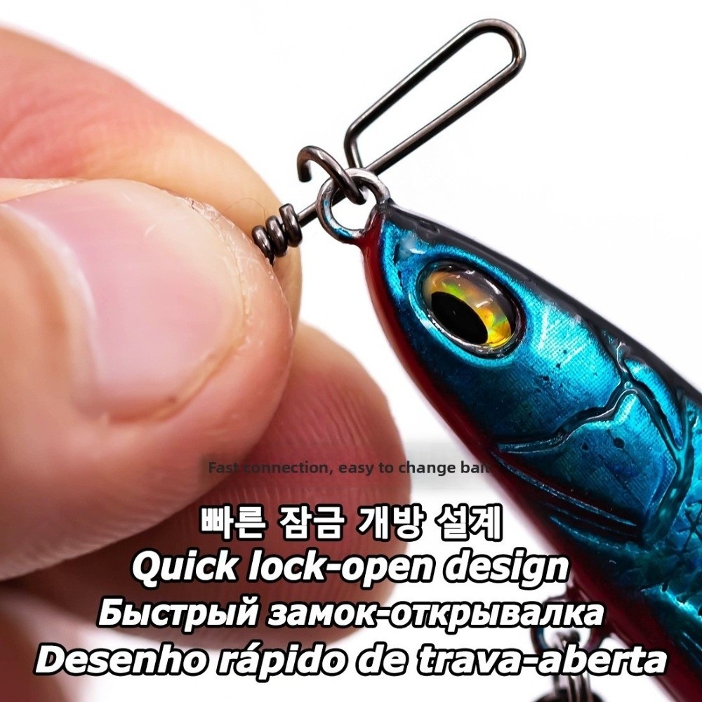 50 adet Paket Paslanmaz Çelik  - Fishing Lure Accessories incelemesi ve fiyatı